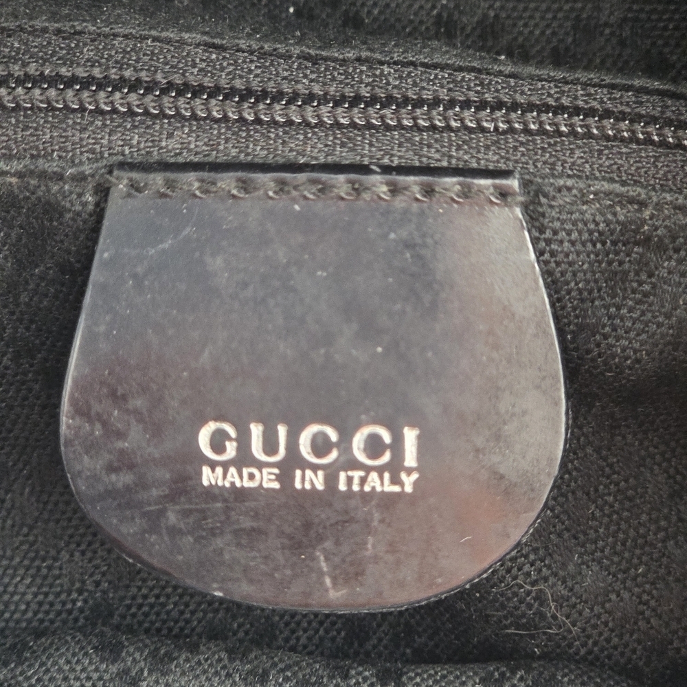 Gucci Vintage Bamboo Leather and Nylon Mini Backpack - Picture 13 of 15
